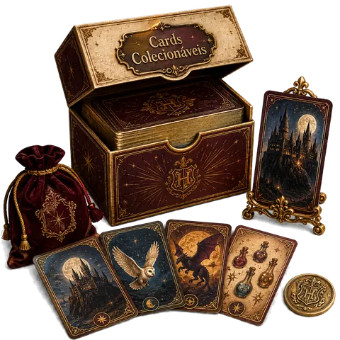 Mockup do bônus Cards Colecionáveis